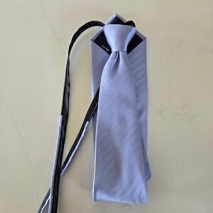 Umo Lorenzo Light Blue Striped Tie